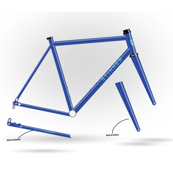 Stinner Gibraltar Lightweight Butted Titanium Frameset